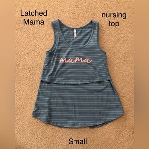 Adorable Latched Mama nursing top!